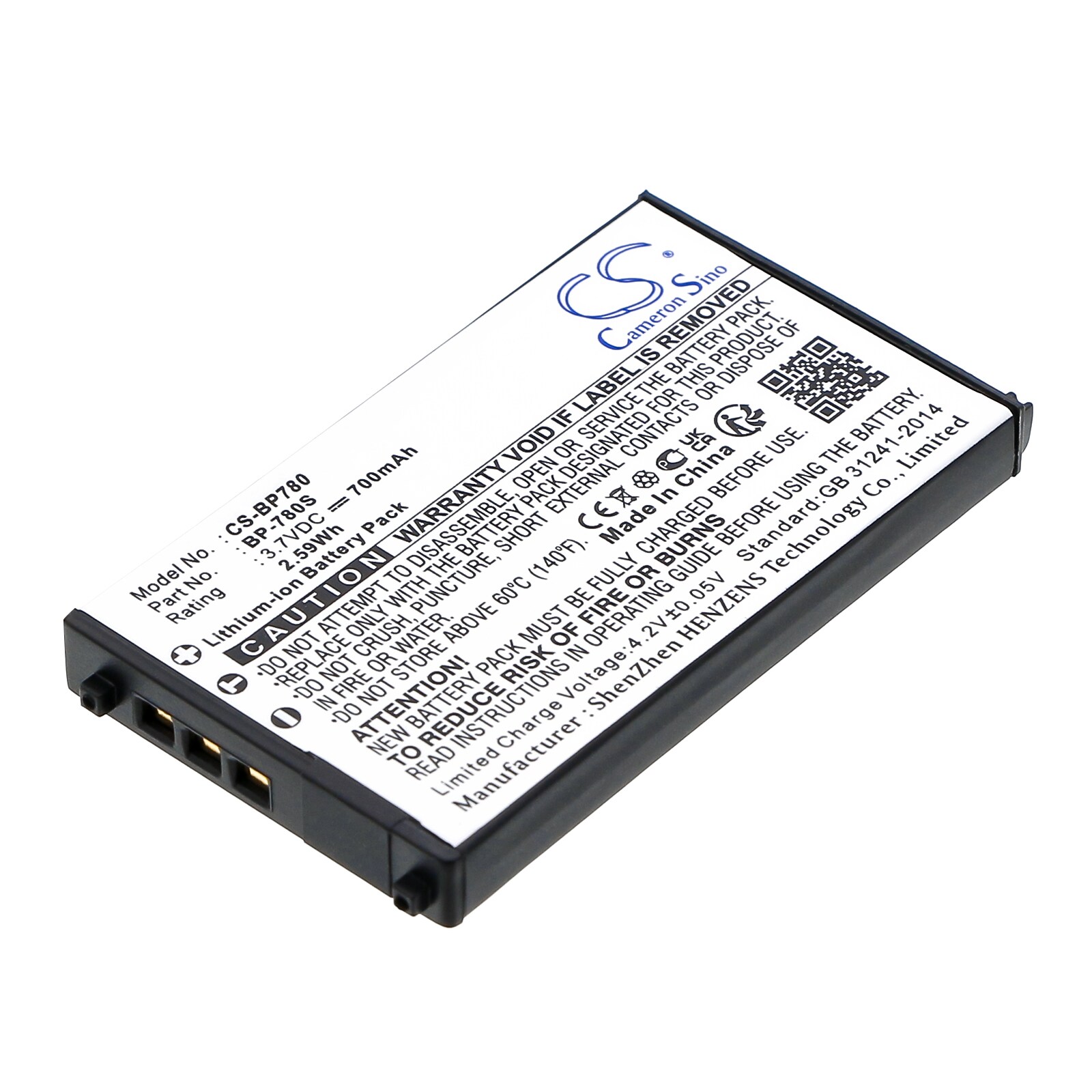 Batteri til kamera for Kyocera CONTAX SL300RT, Finecam SL300R, Finecam SL400R