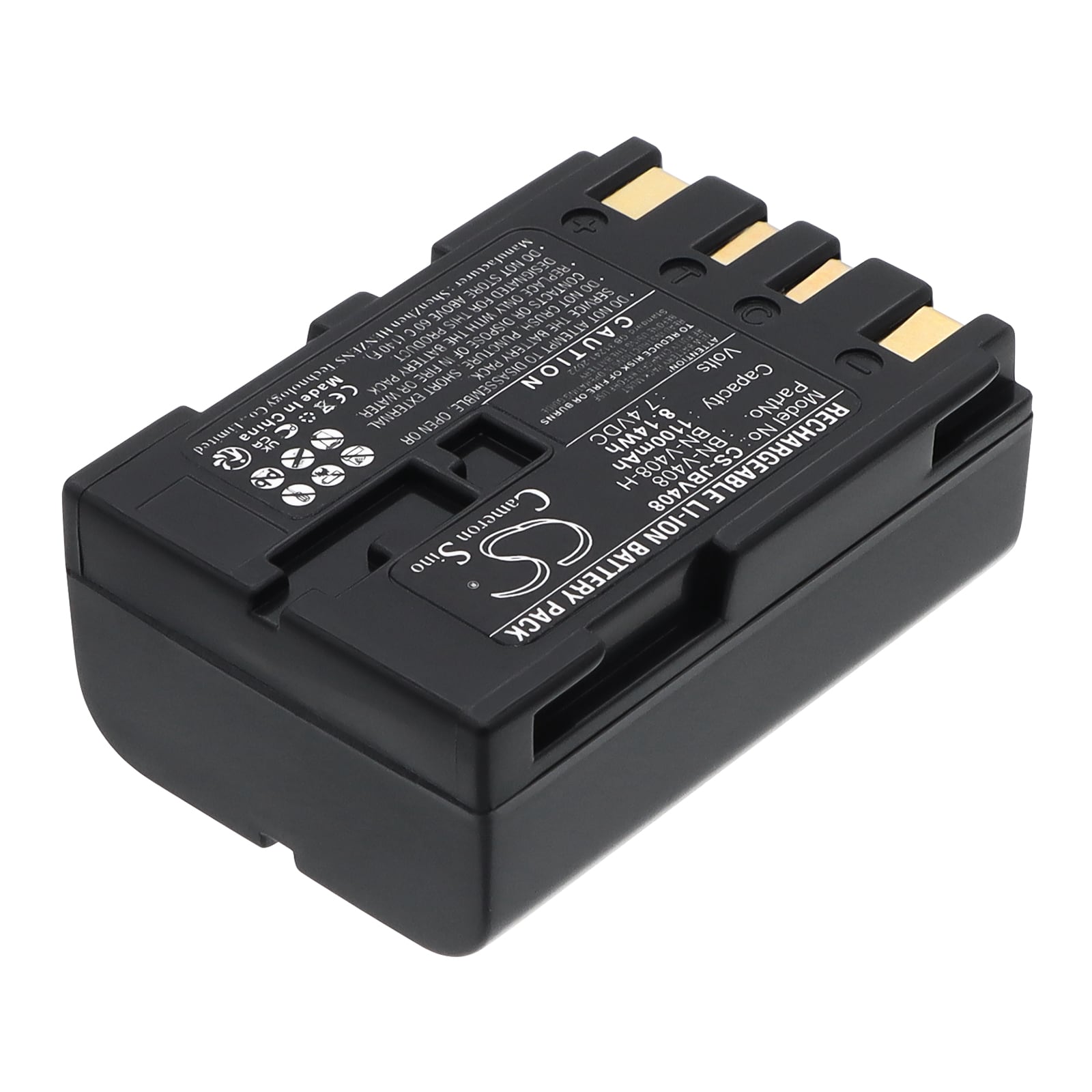 Batteri til kamera for JVC GR-DV5000, GR-D200U, GR-D91US og andre