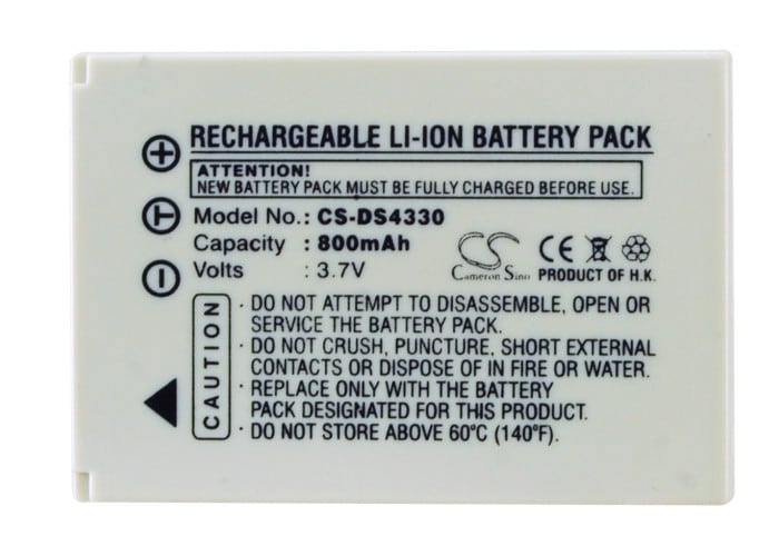 Batteri til kamera for BenQ E-40, S30