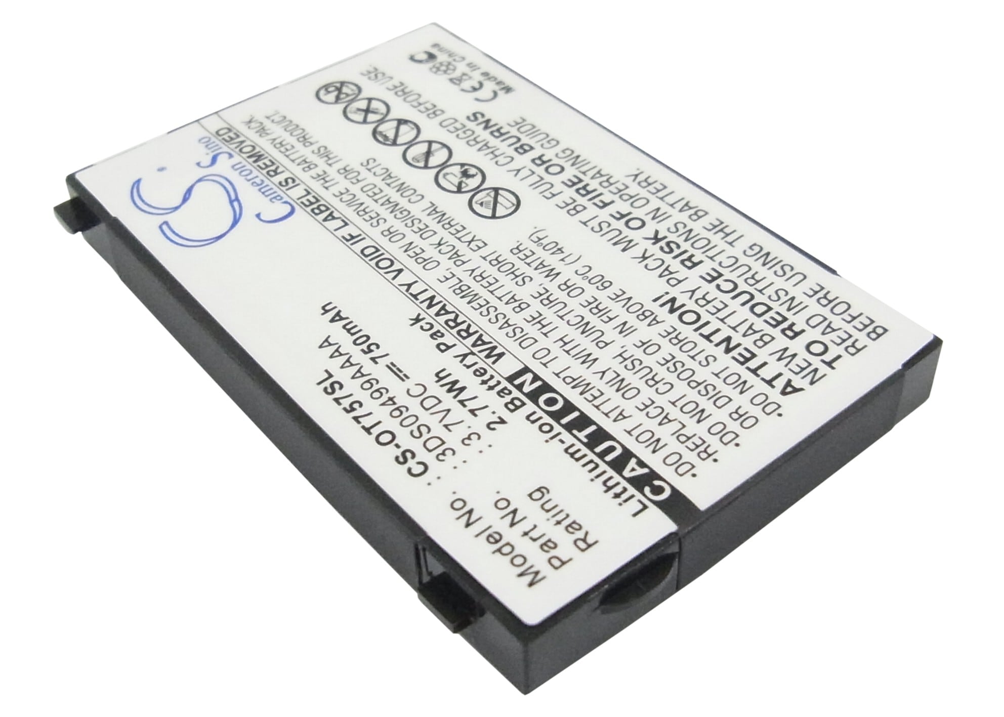 Batteri for SmartPhone, Mobil for Alcatel OT756, OT757, OT765 og andre.