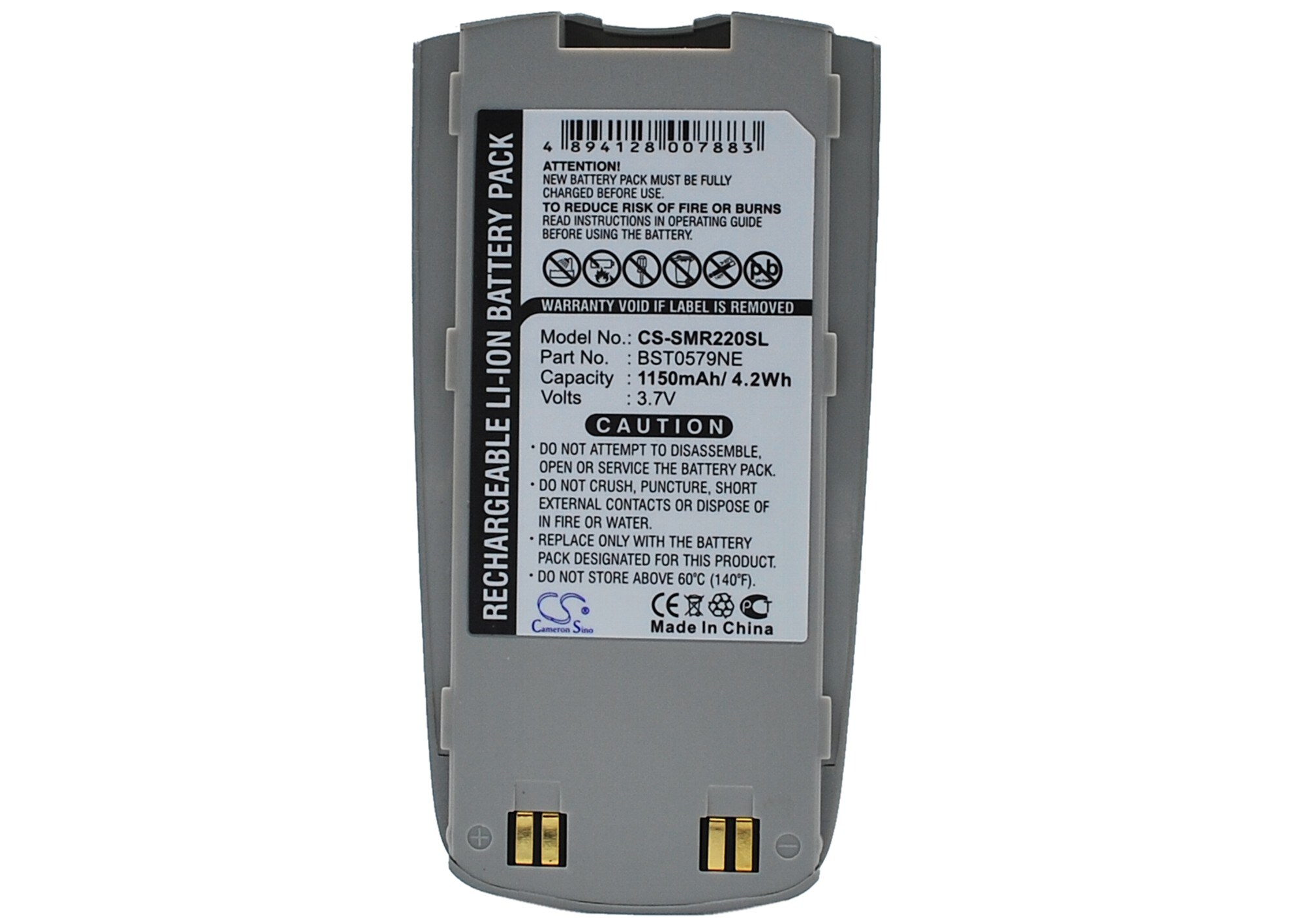 Batteri for SmartPhone, Mobil for Samsung SGH-R225, SGH-C225, SGH-R220 og andre.