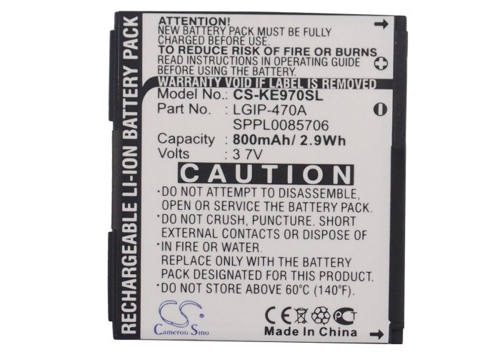 Batteri for SmartPhone, Mobil for LG KE970, KE970U, KU970 og andre.