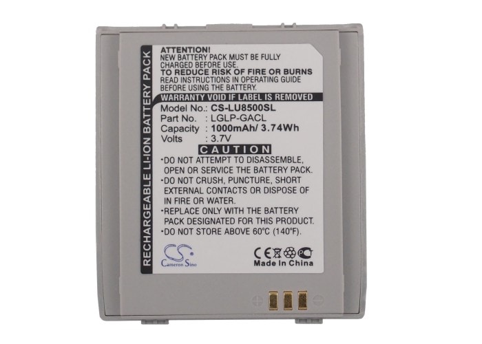 Batteri for SmartPhone, Mobil for LG U8500, U880, U8880 og andre.