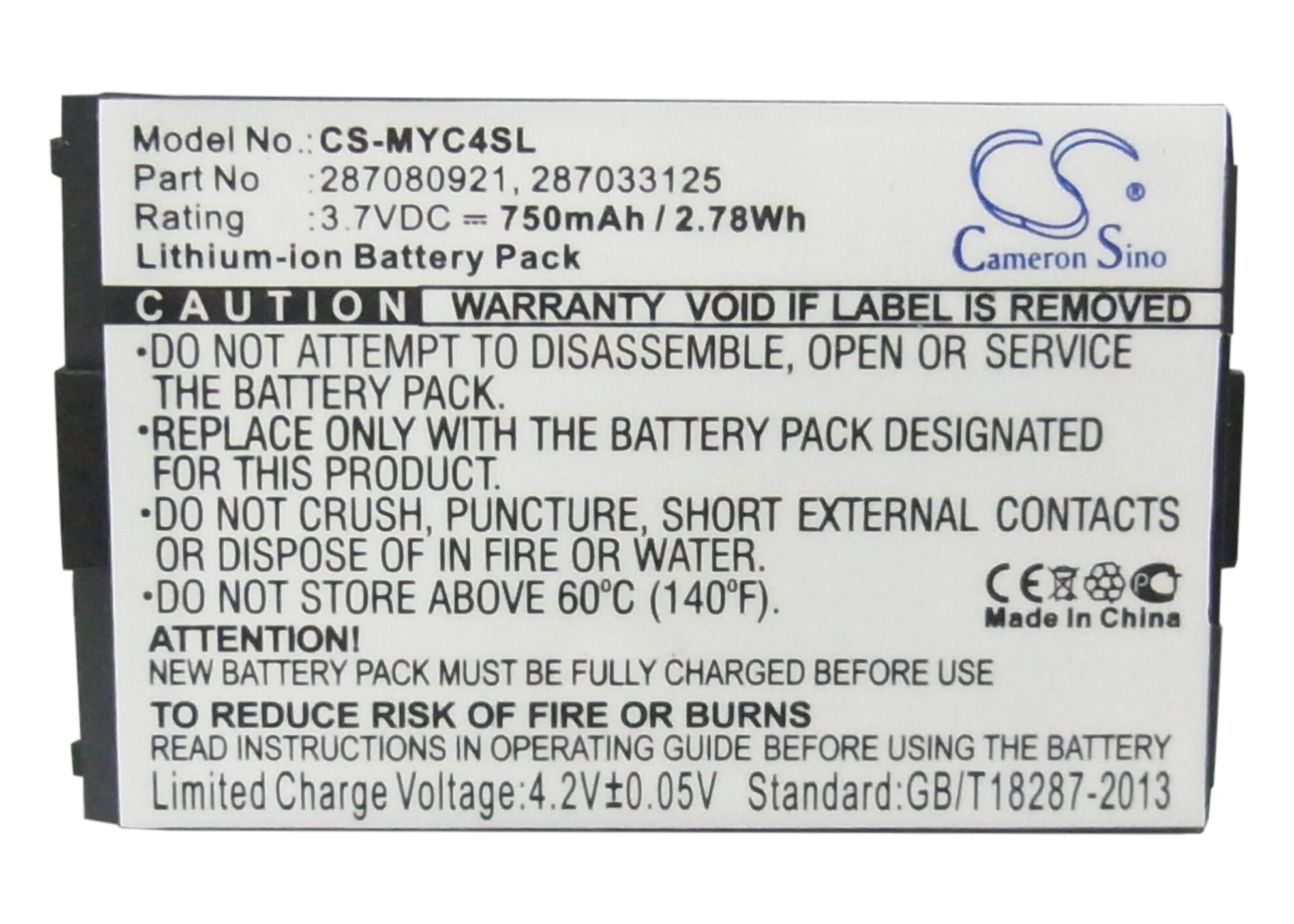 Batteri for SmartPhone, Mobil for Bird S310, V89