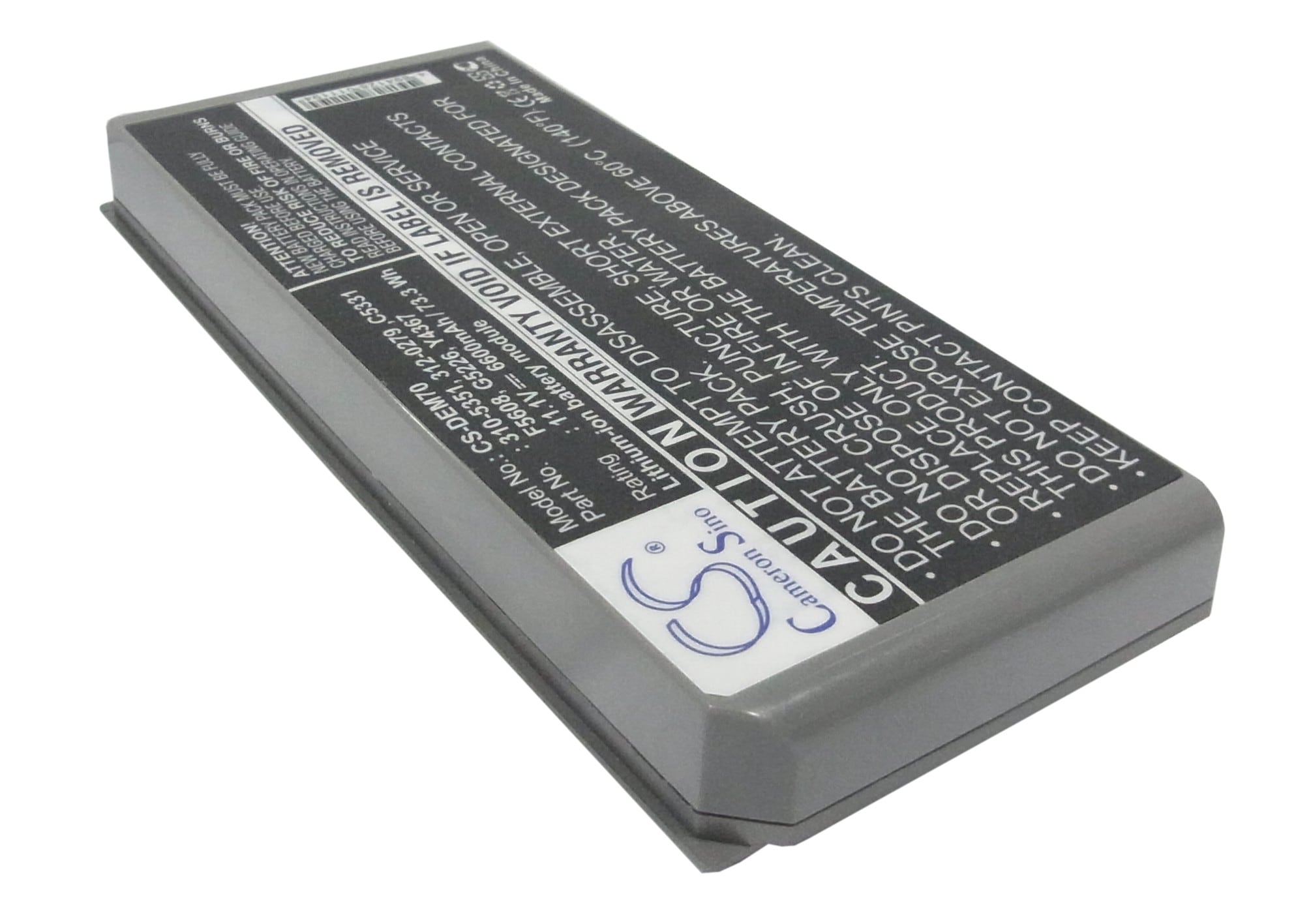 Batteri til bærbar PC for DELL Latitude D810, Precision M70