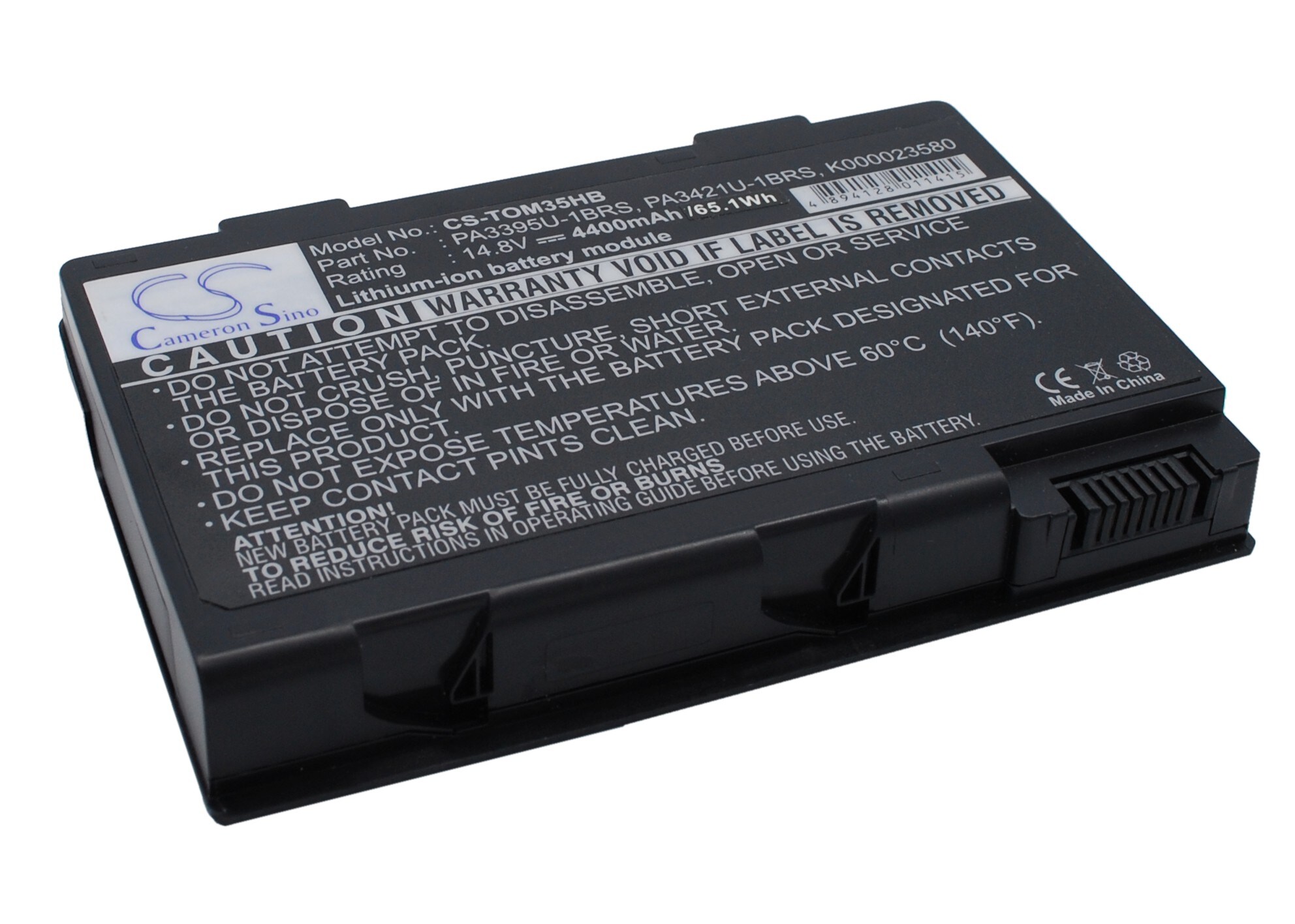 Batteri til bærbar PC for Toshiba Satellite M30X, Satellite M30X-104 og andre.