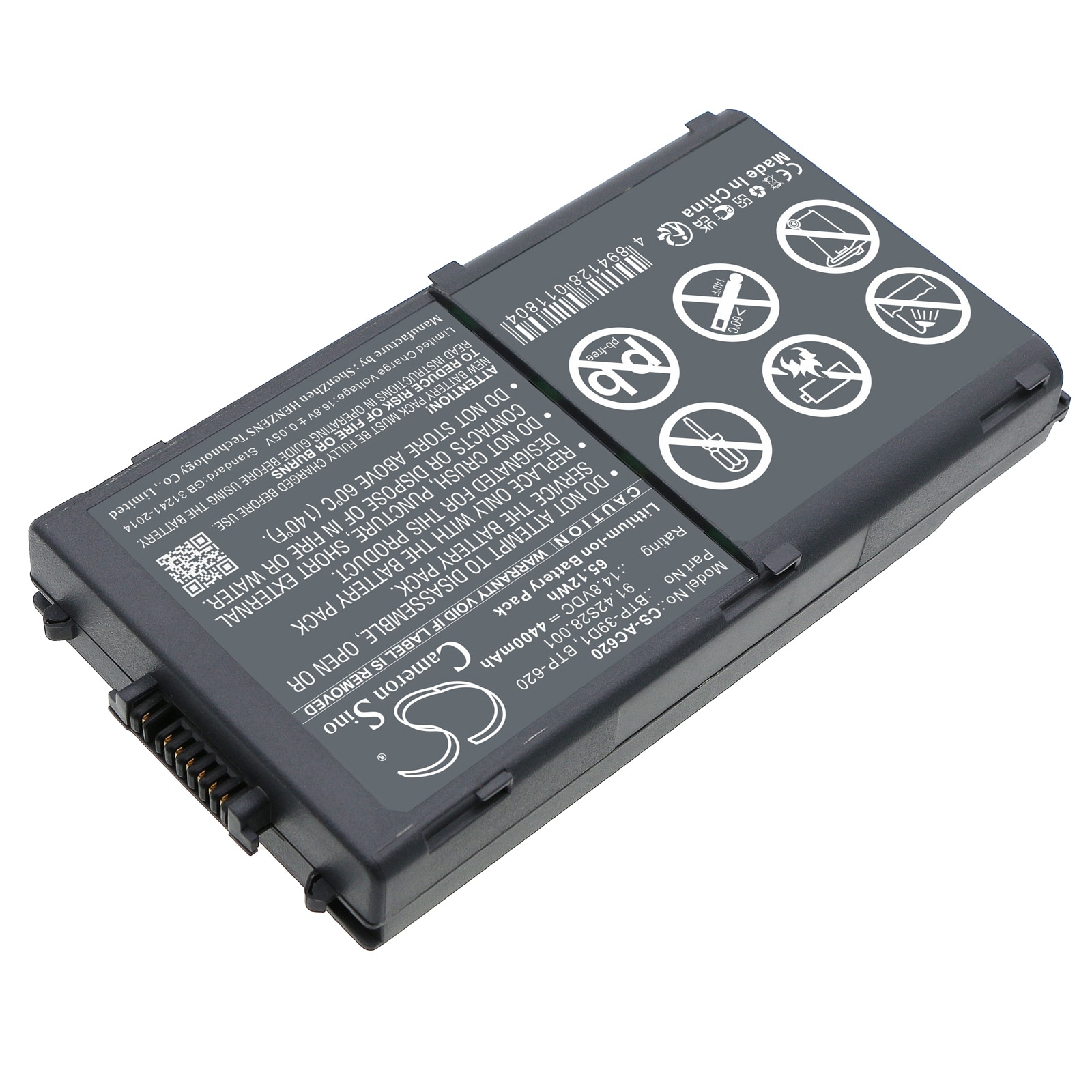 Batteri til bærbar PC for Acer Travelmate 620, Travelmate 630 og andre.