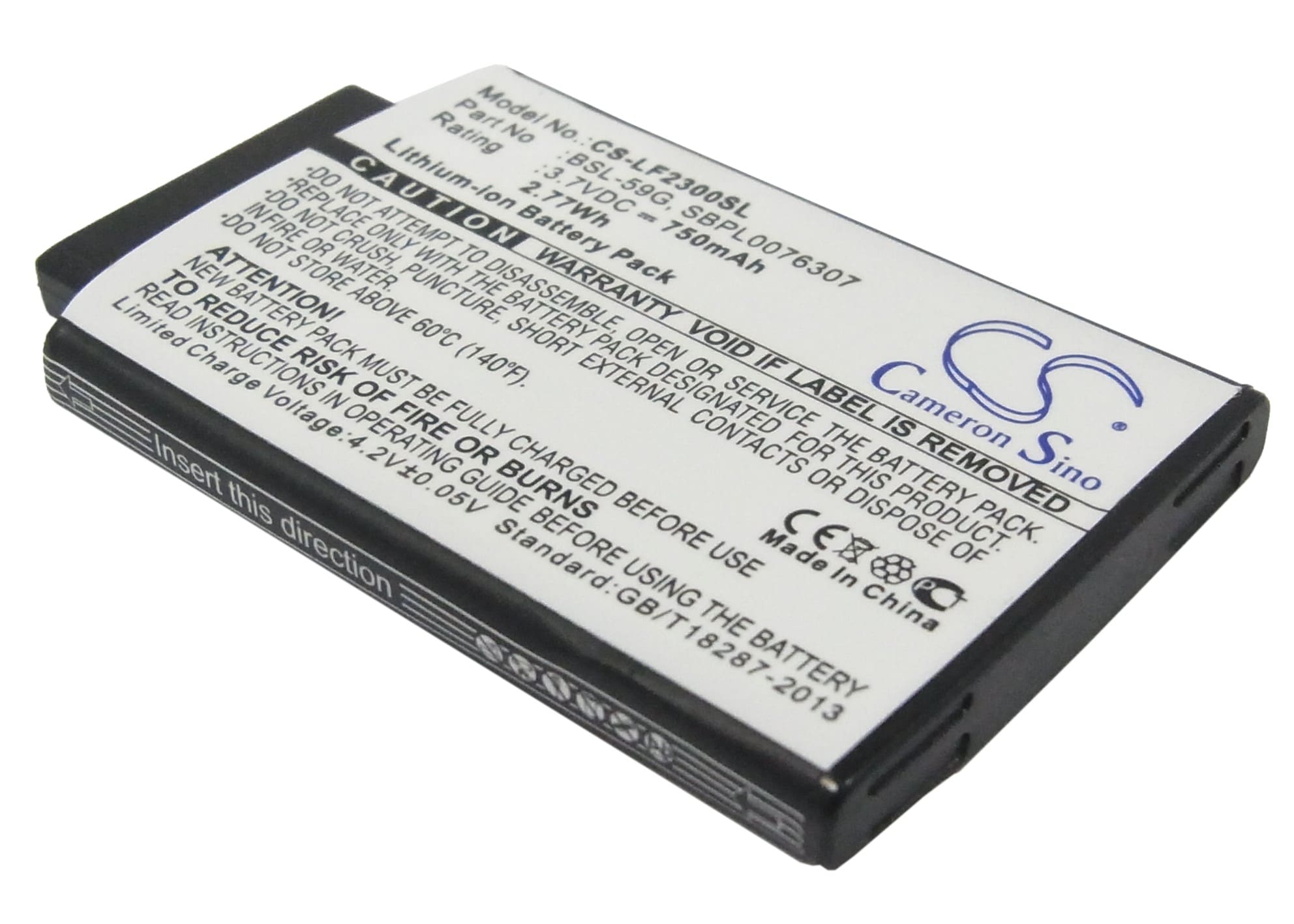 Batteri for SmartPhone, Mobil for LG F2300, G232, F2400 etc.