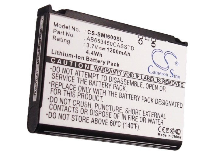 Batteri for SmartPhone, Mobil for Samsung SGH-i607, SGH-i600, BlackJack og andre.