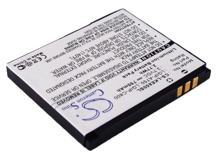 Batteri for SmartPhone, Mobil for LG KE820, KE850, KG99 og andre.