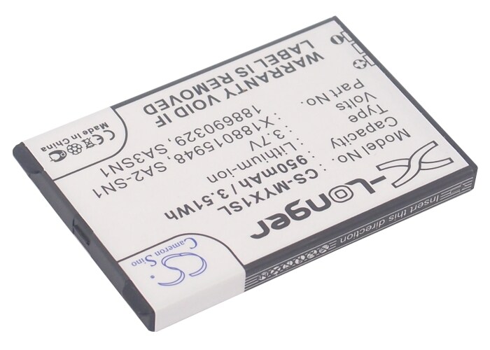 Batteri til smarttelefon, mobil for Sagem MY-X1, MYX2-2, X5
