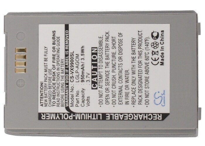 Batteri for SmartPhone, Mobil for Verizon 9900 Envy, VX9900
