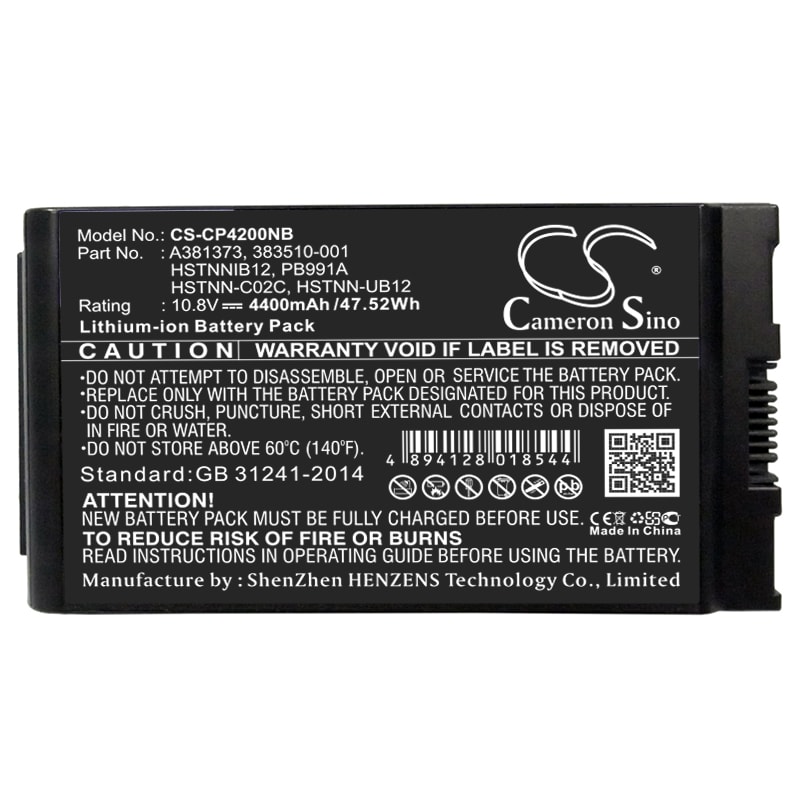 Batteri til bærbar PC for HP Business Notebook NC4400 og andre