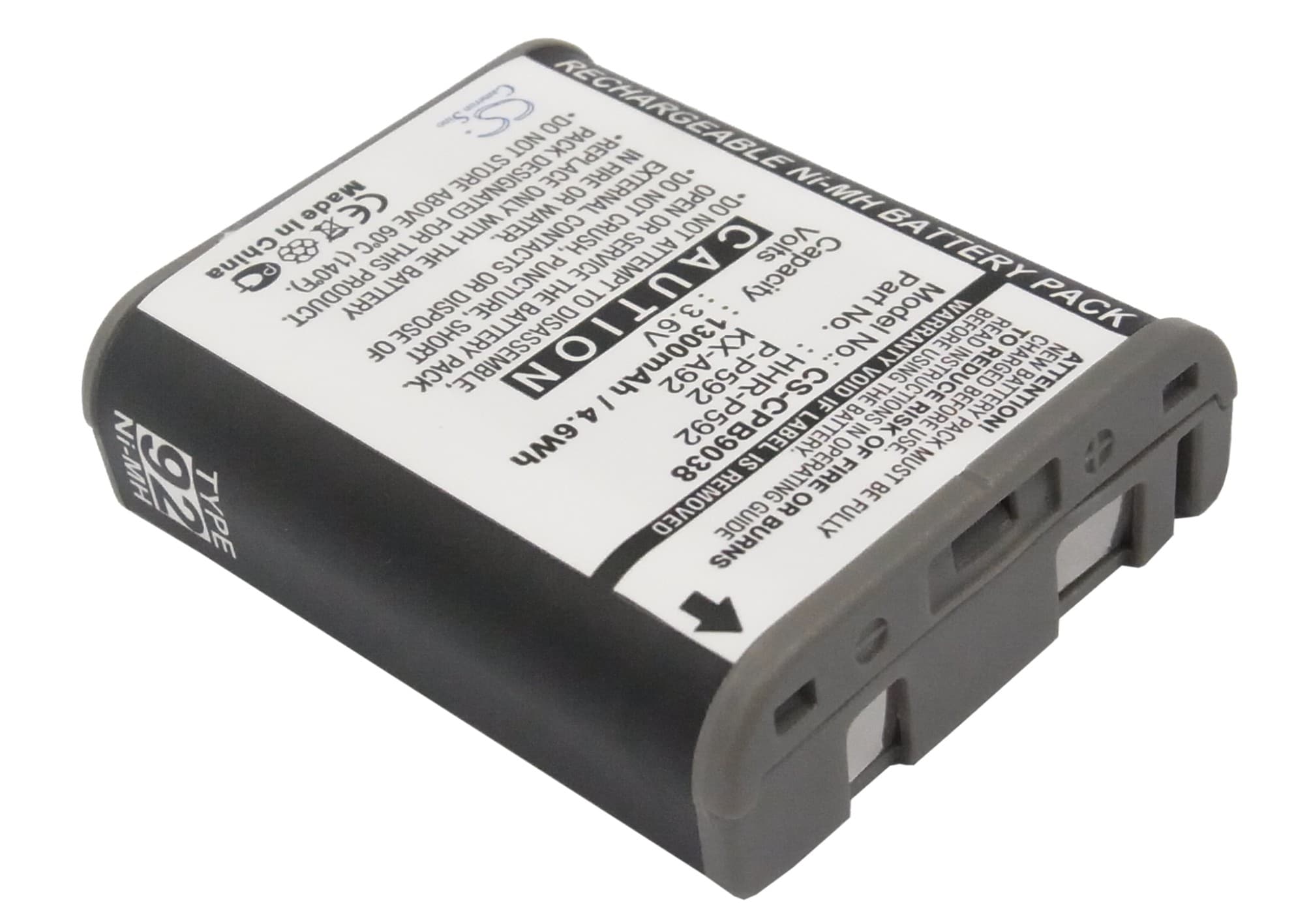 Batteri for trådløs telefon for $ 0000060n SPP-9000, SPP-9001, SPP-9004 etc.