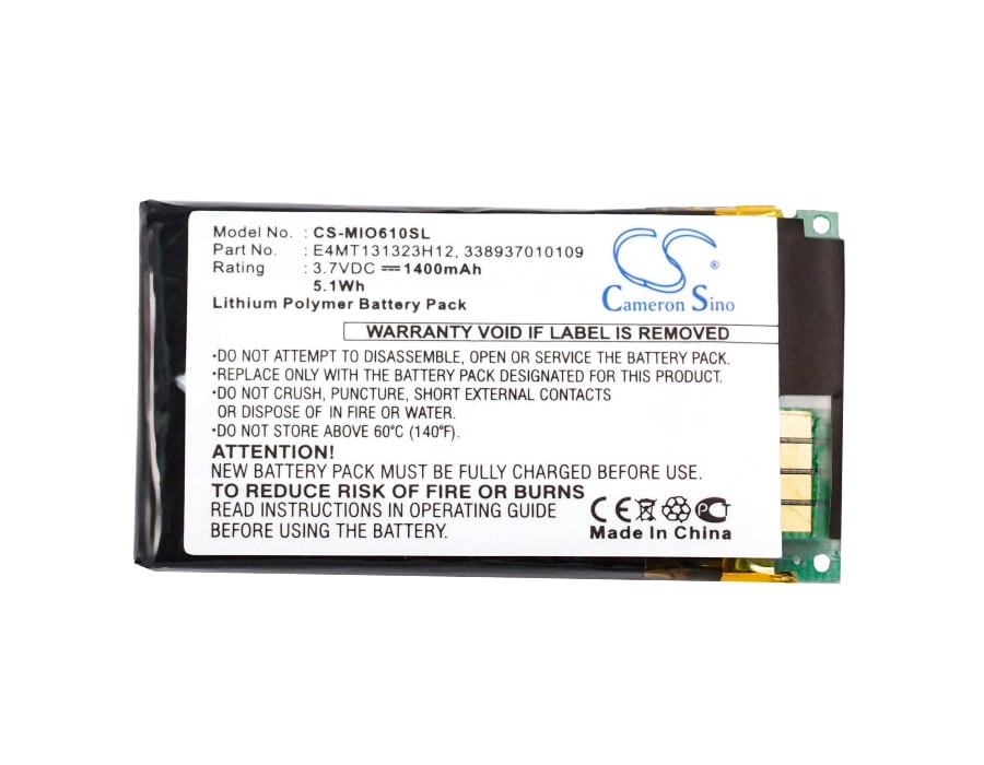 Batteri for navigator, GPS for Mitac Mio H610