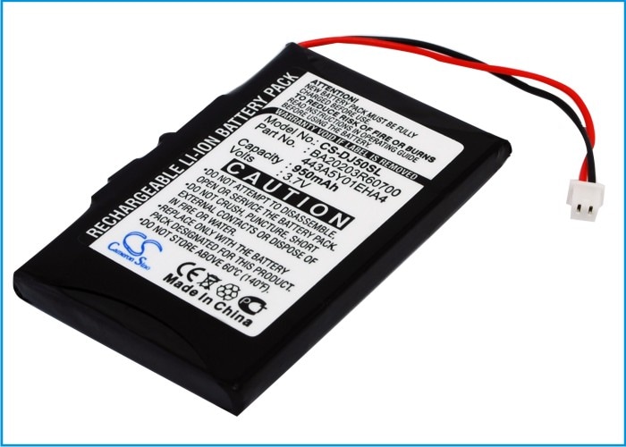 Batteri til mediespiller for DELL Jukebox DJ 5GB, Jukebox HVD3T