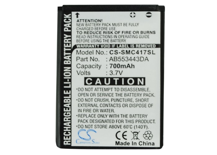 Batteri for SmartPhone, Mobil for Samsung SGH-C416, SGH-C417, SGH-A737 og andre.