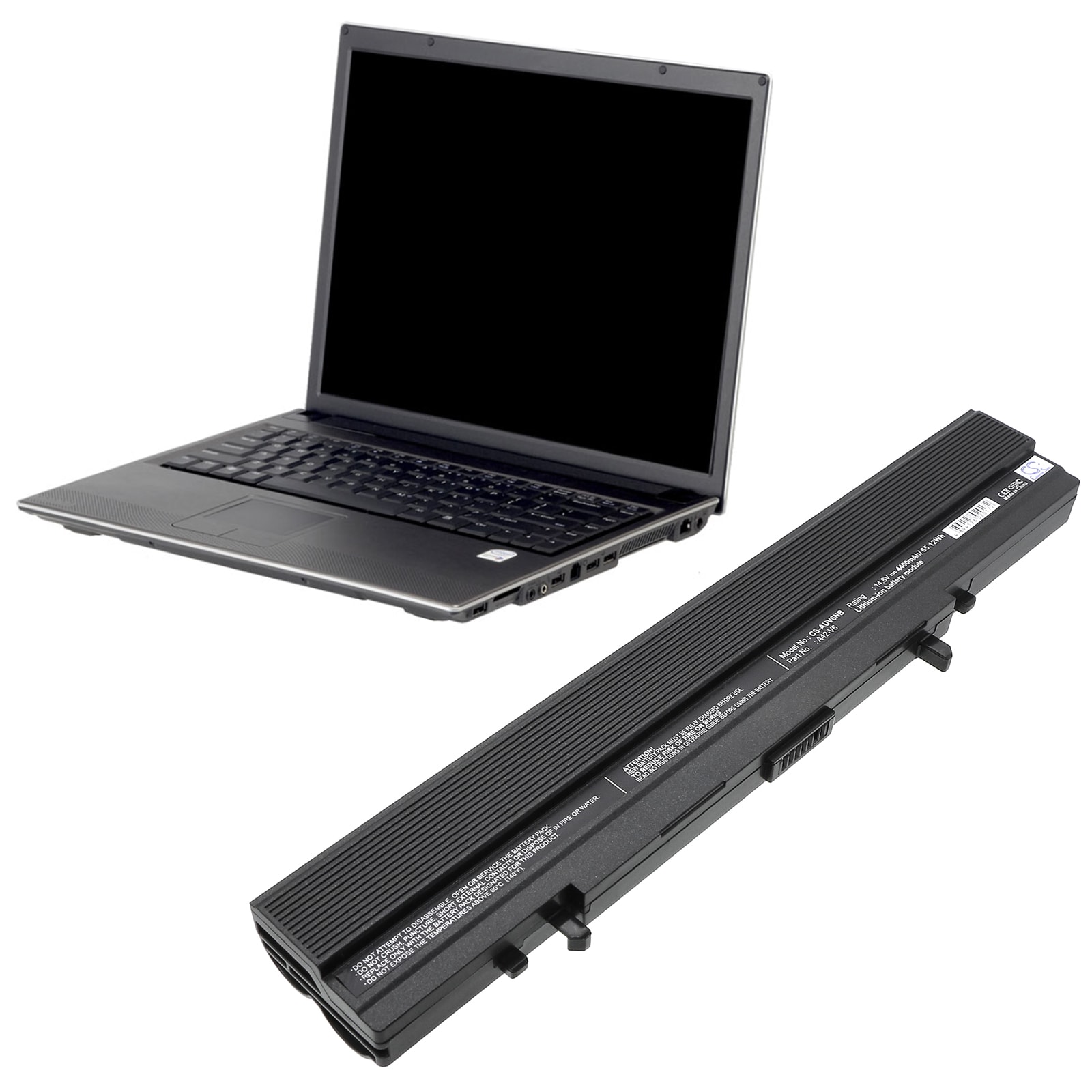 Batteri til bærbar PC for Asus V6, V6000, V6000V og andre.
