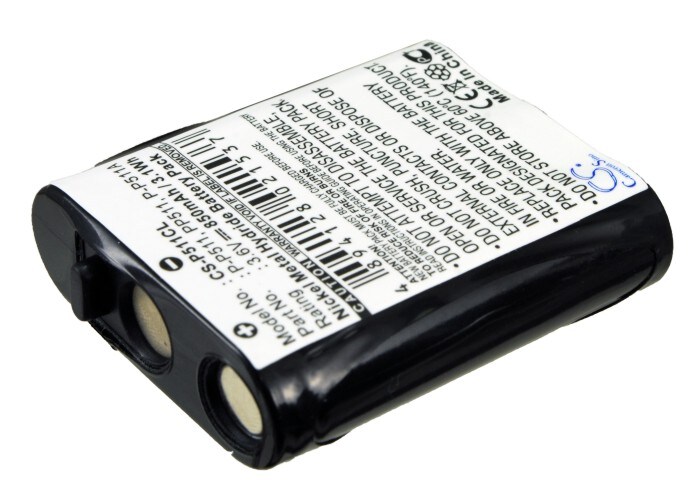 Batteri til trådløs telefon for Radio Shack 23965, 439002, 439003 etc.