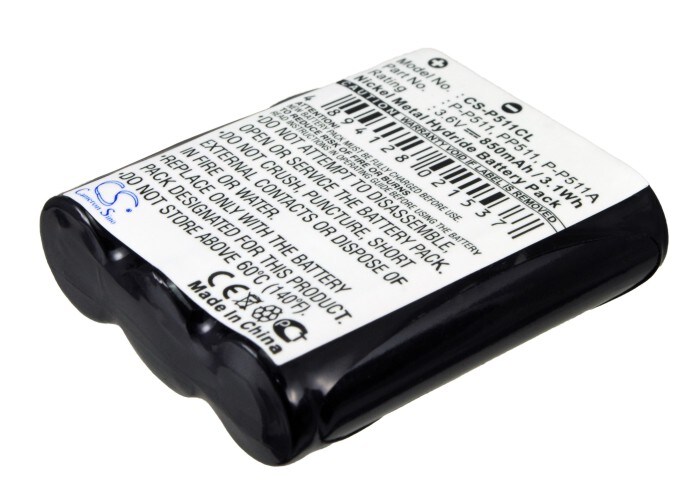 Batteri til trådløs telefon for Radio Shack 23965, 439002, 439003 etc.