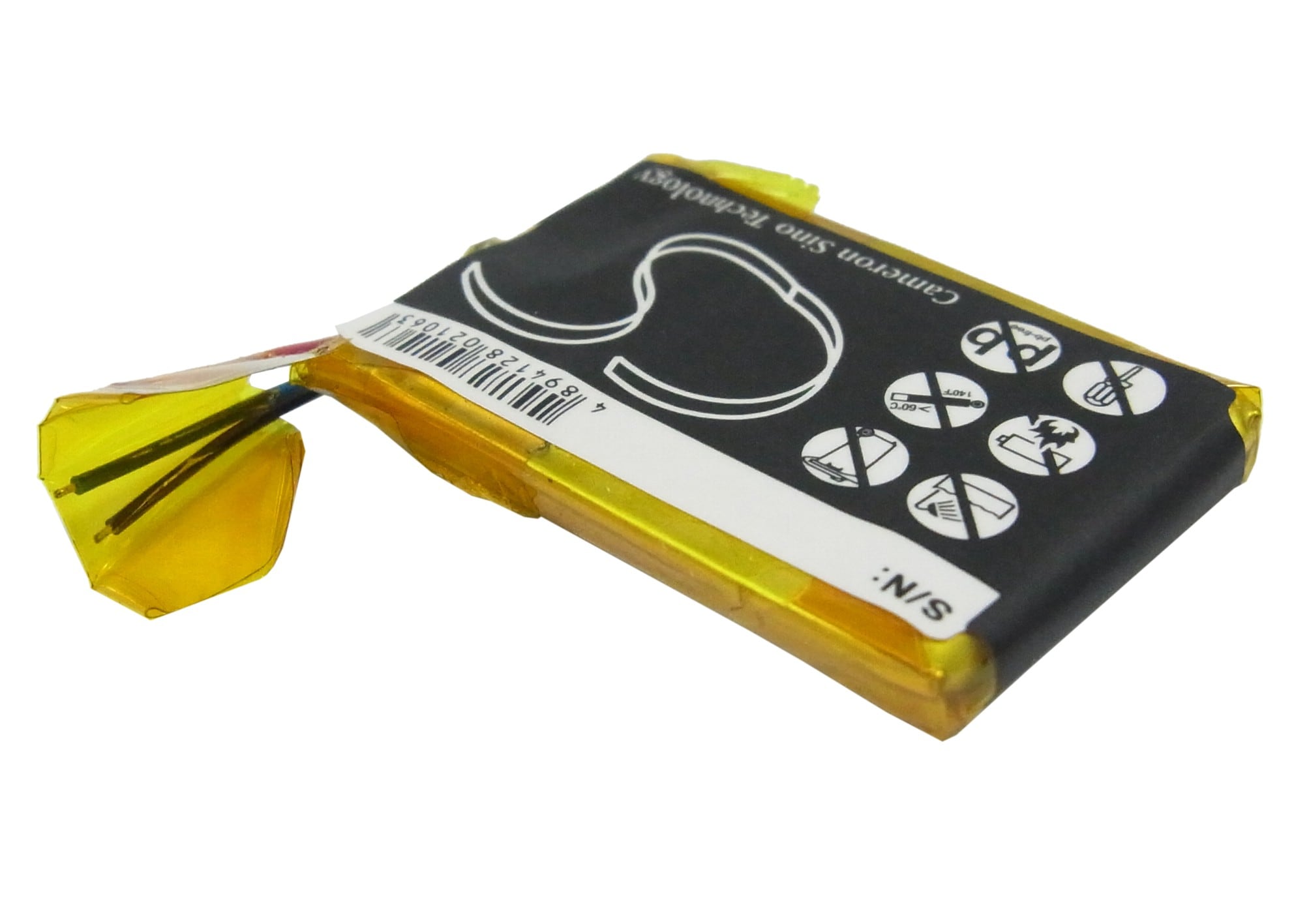 Batteri for mediespiller for Philips GoGear SA3115, GoGear SA3125, GoGear SA3137 og andre.