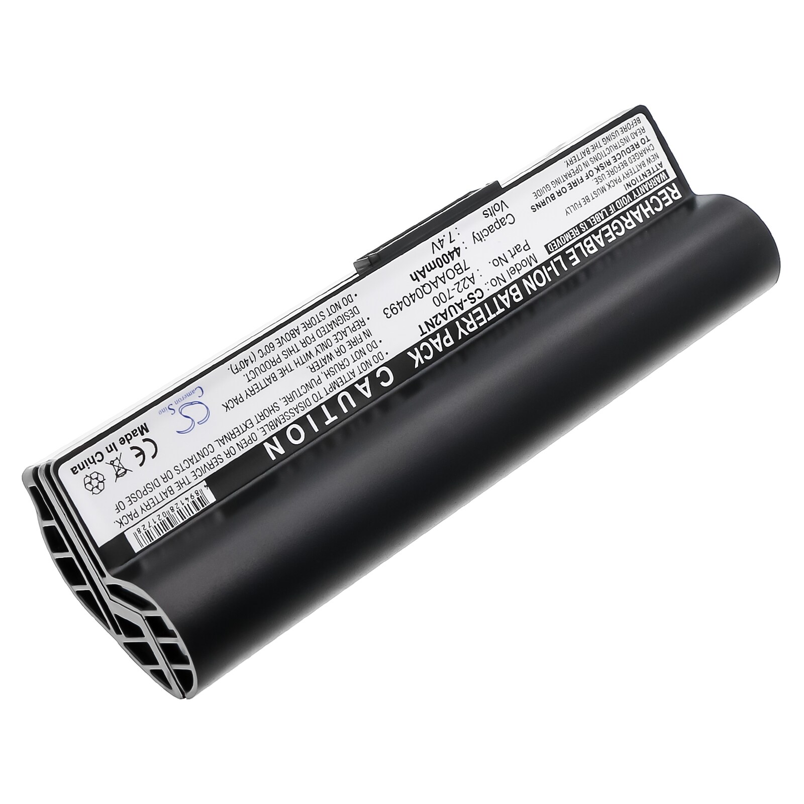 Batteri til bærbar PC for Asus Eee PC 701, Eee PC 701C, Eee PC 800 og andre.