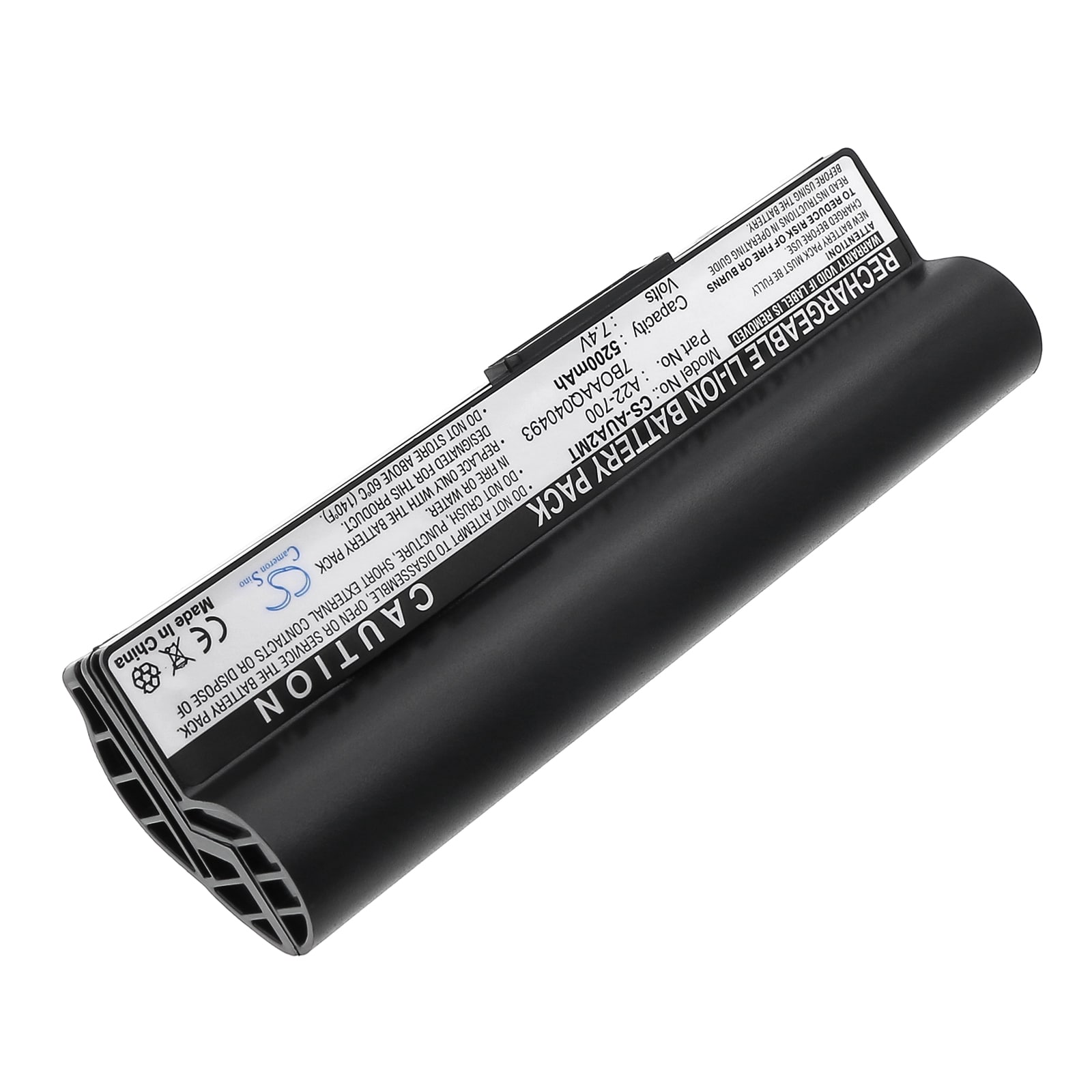Batteri til bærbar PC for Asus Eee PC 701, Eee PC 701C, Eee PC 800 og andre.
