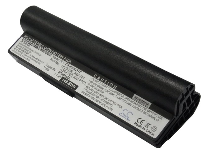 Batteri til bærbar PC for Asus Eee PC 701, Eee PC 701C, Eee PC 800 og andre.