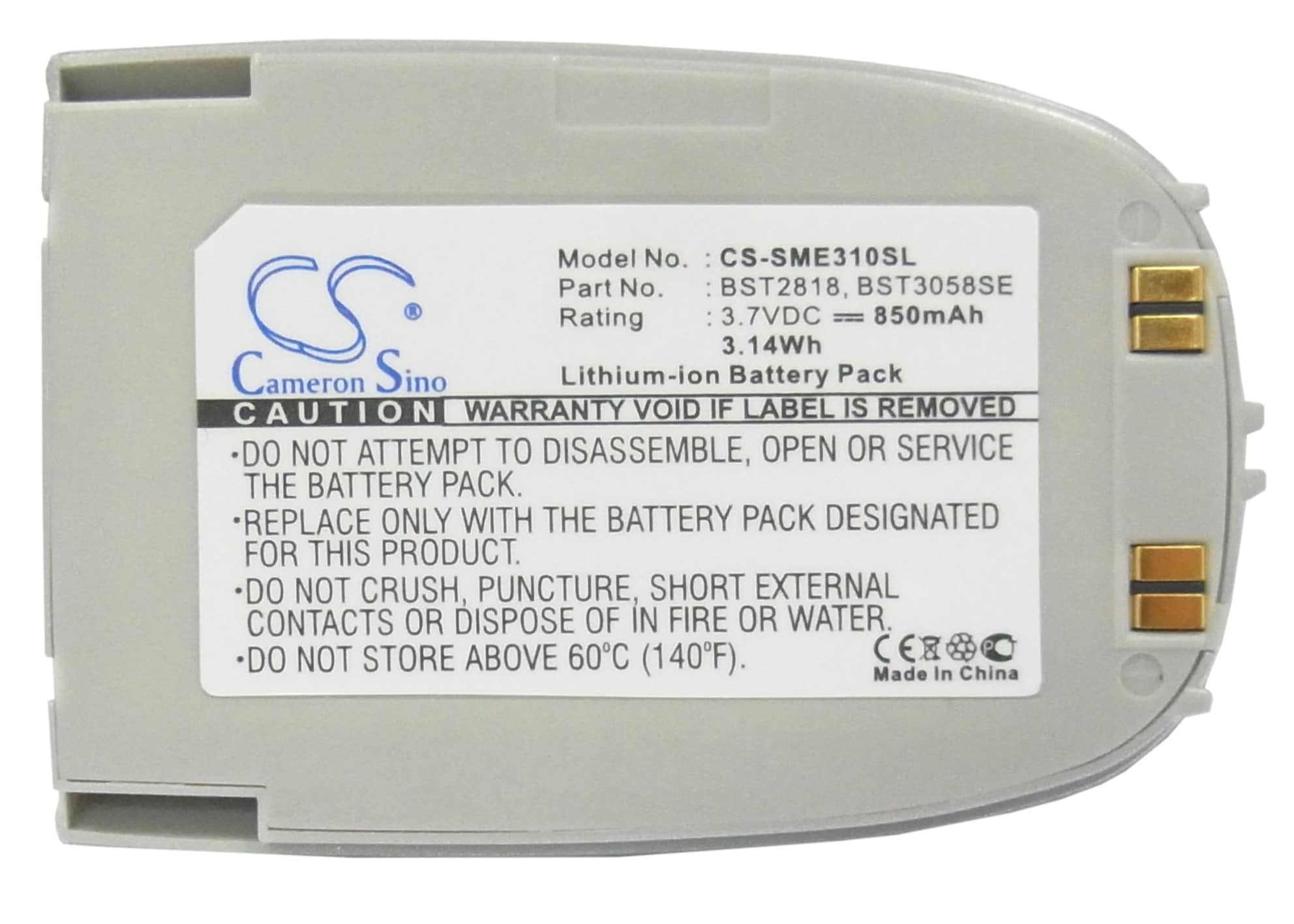 Batteri for SmartPhone, Mobil for Samsung SGH-E310, SGH-E315, SGH-E316 og andre.