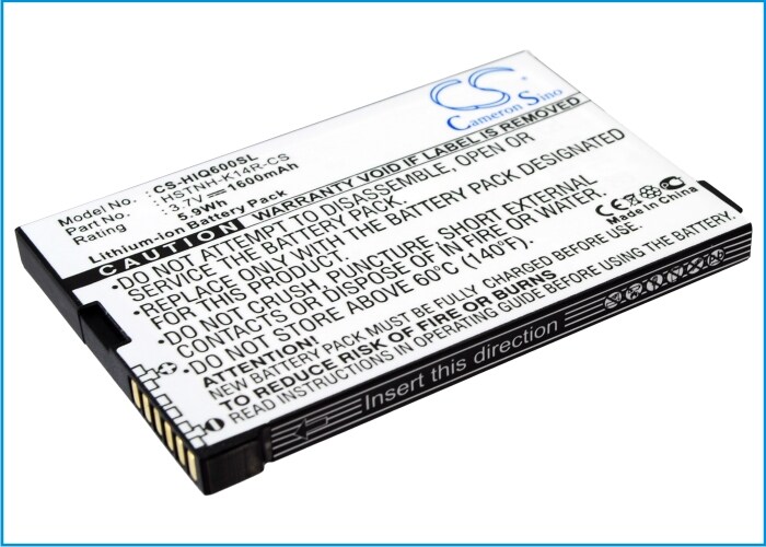 Batteri for SmartPhone, mobil for HP iPAQ 600, iPAQ 610, iPAQ 610c osv.