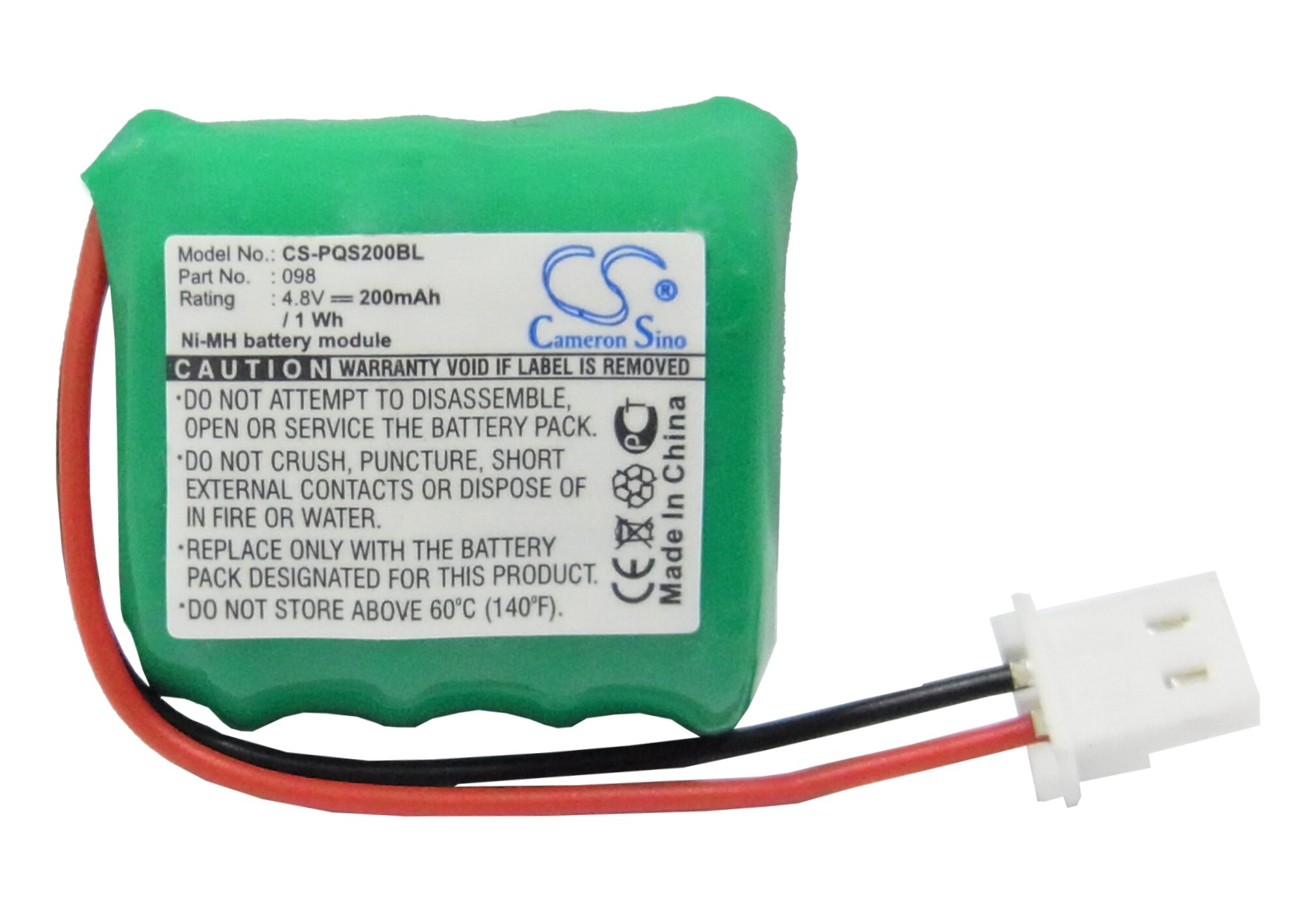 Batteri til strekkodeskanner for PSC Quick Check 150, Quick Check 200