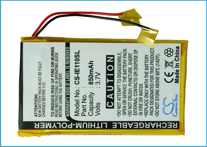 Batteri for mediespiller for iRiver E100, REI-E100 (B)