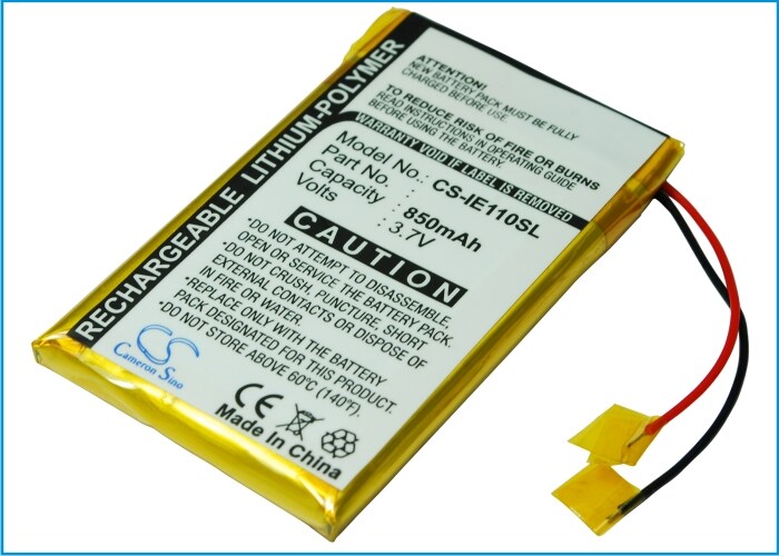 Batteri for mediespiller for iRiver E100, REI-E100 (B)