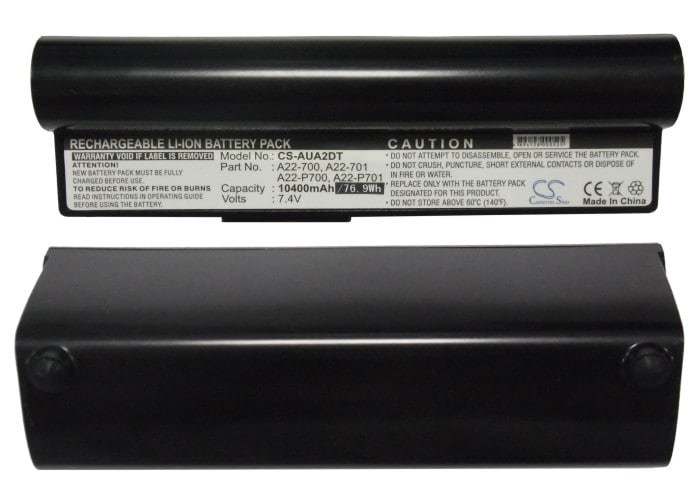 Batteri til bærbar PC for Asus Eee PC 701, Eee PC 701C, Eee PC 800 og andre.