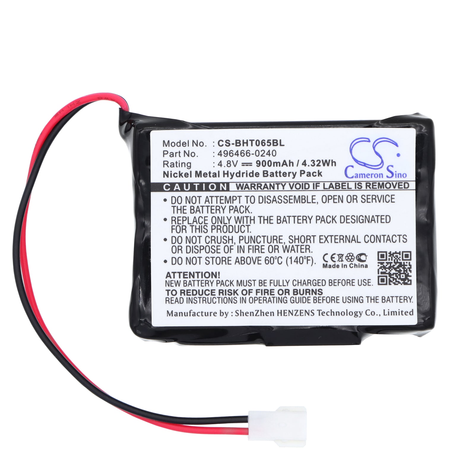 Batteri til strekkodeskanner for Denso BHT-2065, BHT-700, BHT-2000