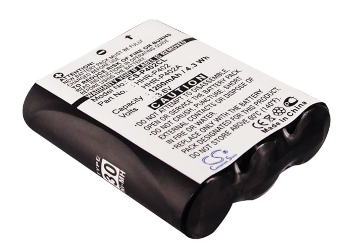 Batteri til trådløs telefon for Radio Shack 23-965, 43-9002, 43-9003 etc.