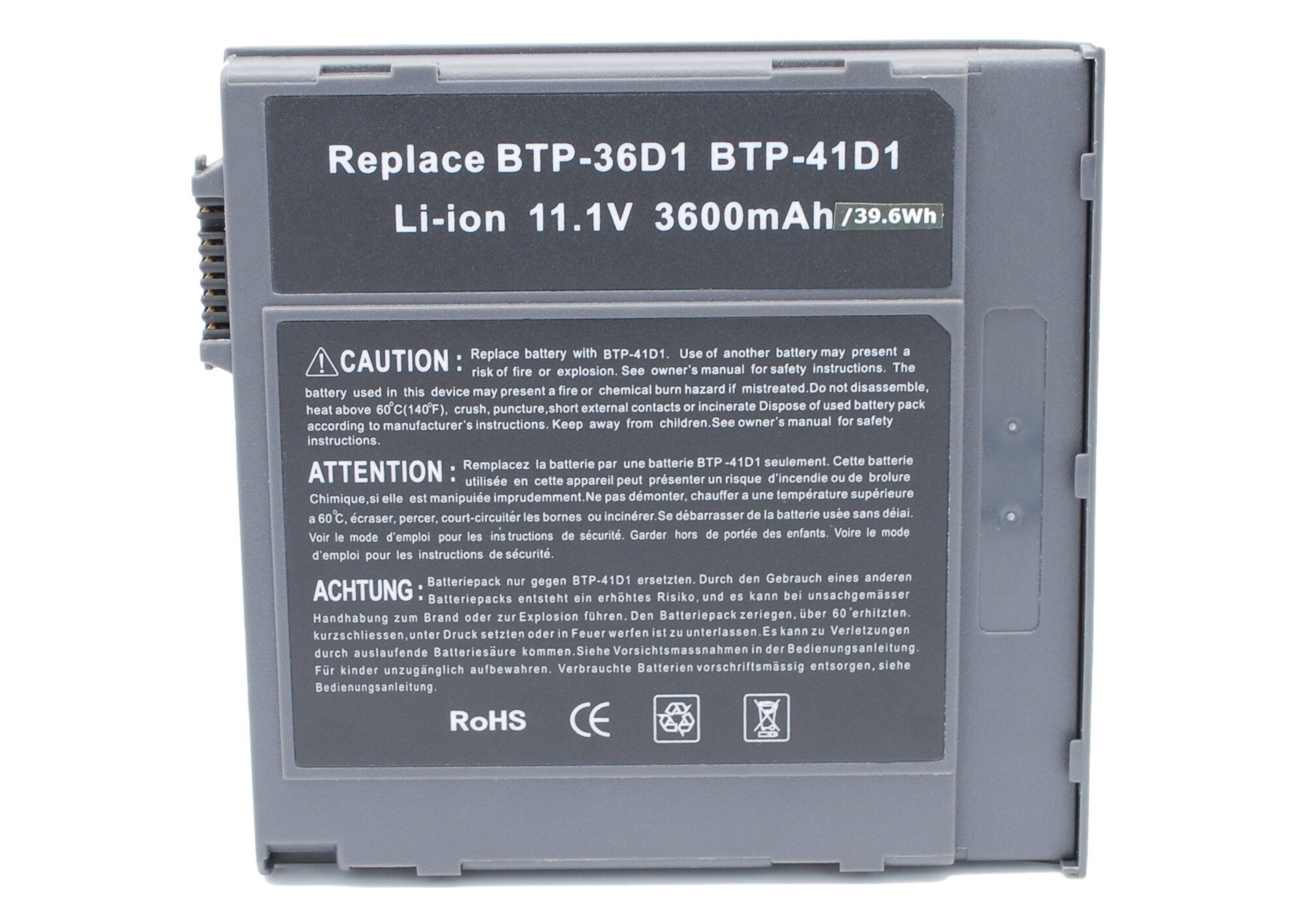 Batteri til bærbar PC for Acer TravelMate 350, TravelMate 351 og andre.