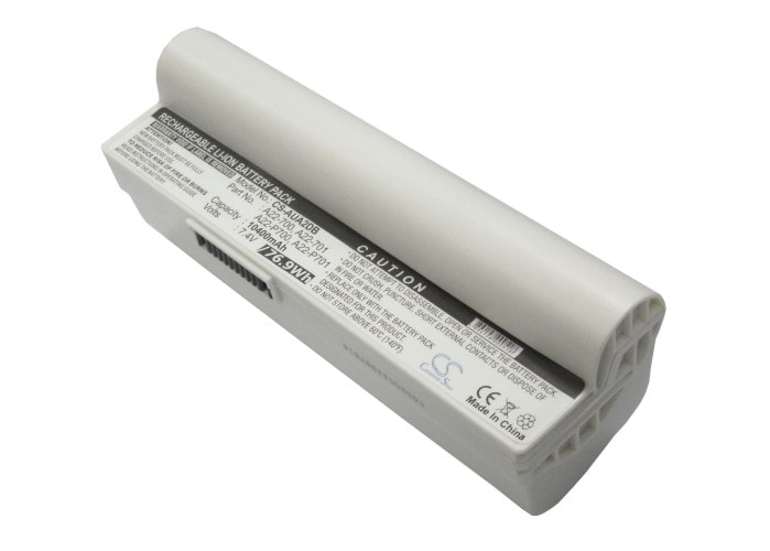 Batteri til bærbar PC for Asus Eee PC 701, Eee PC 701C, Eee PC 800 og andre.