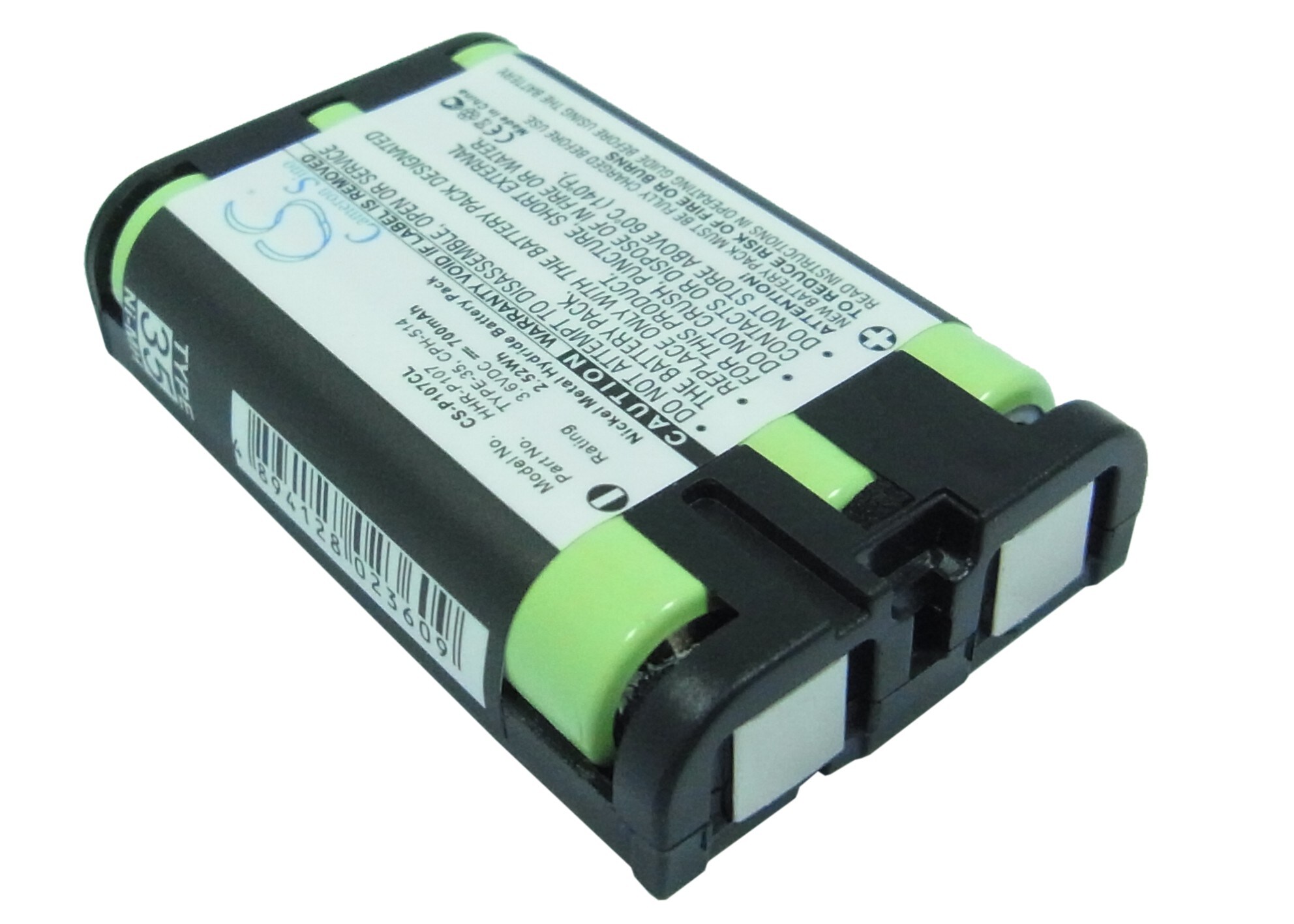 Batteri til trådløs telefon for Radio Shack 23-479, 2300479