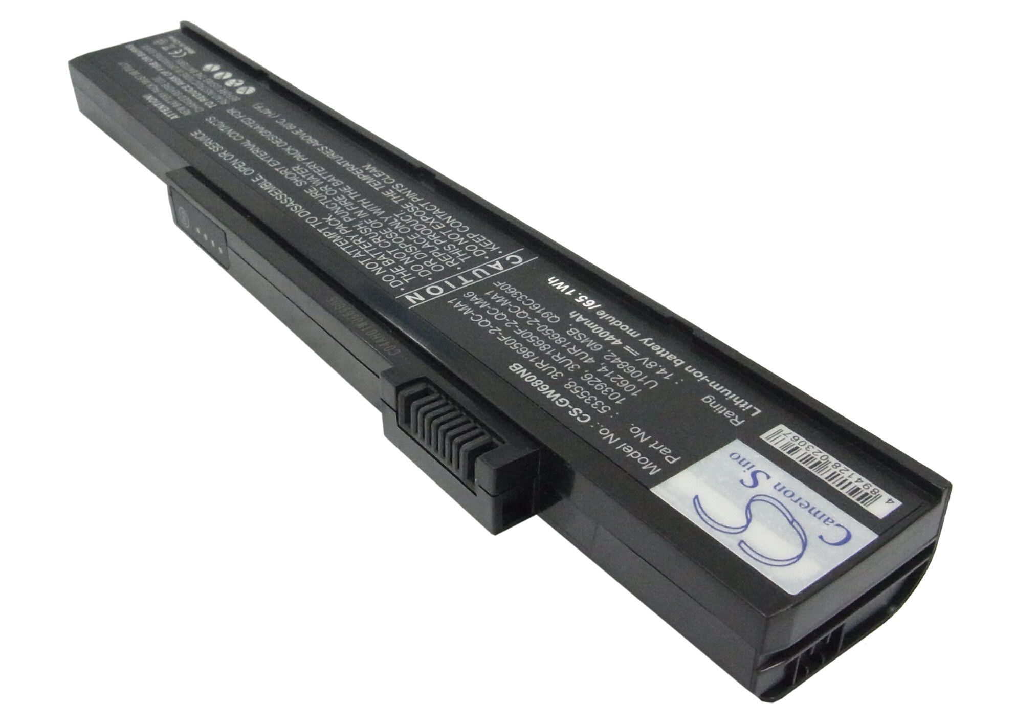 Batteri til bærbar PC for Gateway M360, M460, M680 etc.