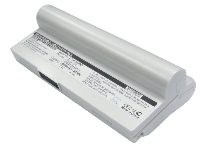 Batteri til bærbar PC for Asus Eee PC 901, Eee PC 904, Eee PC 904HD og andre.