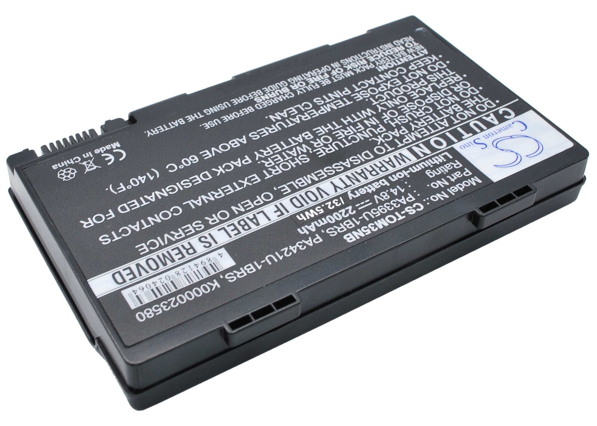 Batteri til bærbar PC for Toshiba Satellite M30X-S171ST, Satellite M40X-185 og andre.