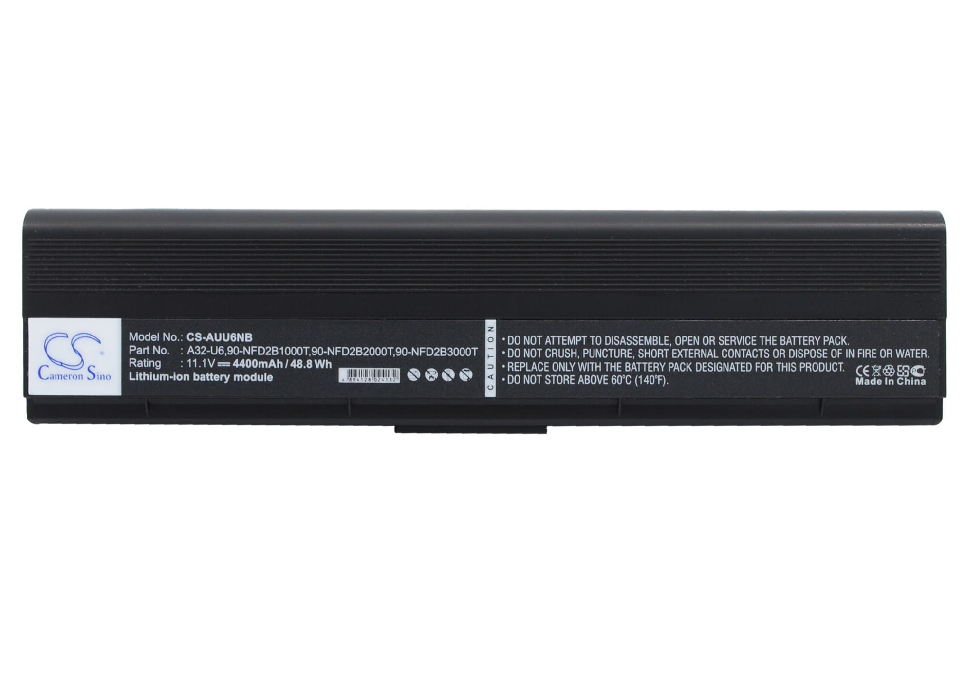 Batteri til bærbar PC for Asus U6, U6S, U6E og andre.