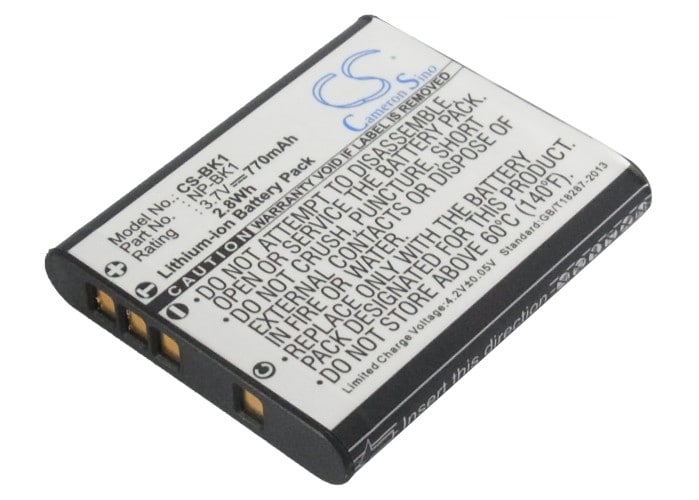Batteri til kamera for Sony CyberShot DSC-S750, CyberShot DSC-S780 etc.