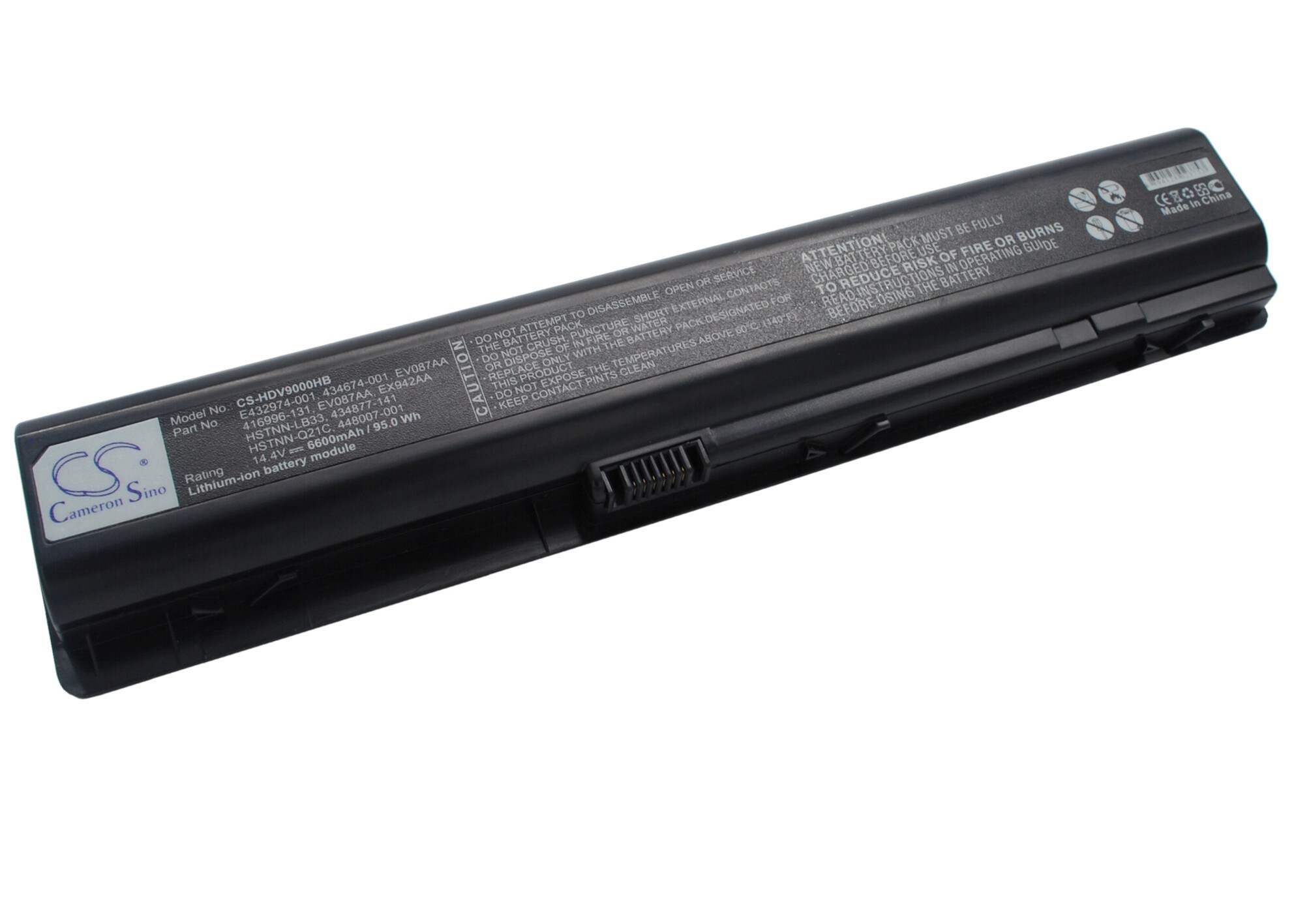 Batteri til bærbar PC for HP Pavilion dv9047EA, Pavilion dv9095EA og andre