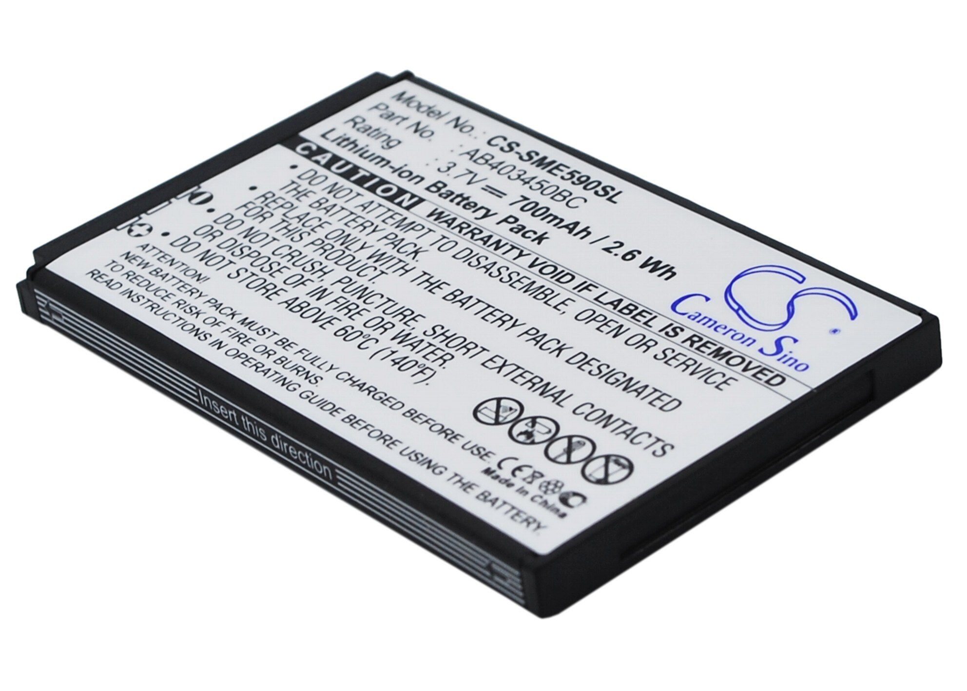 Batteri for SmartPhone, Mobil for Samsung SGH-E590, SGH-E598, SGH-E790 og andre.