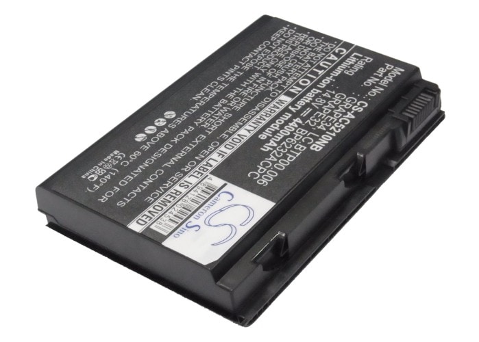 Batteri til bærbar PC for Acer TravelMate 5310-400508Mi og andre.