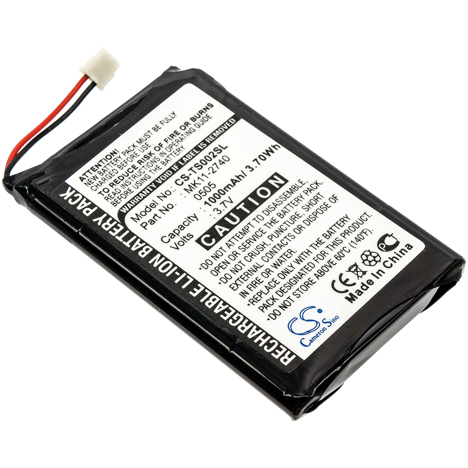 Batteri til mediespiller for Toshiba Gigabeat MEGF10, Gigabeat MEGF20 osv.