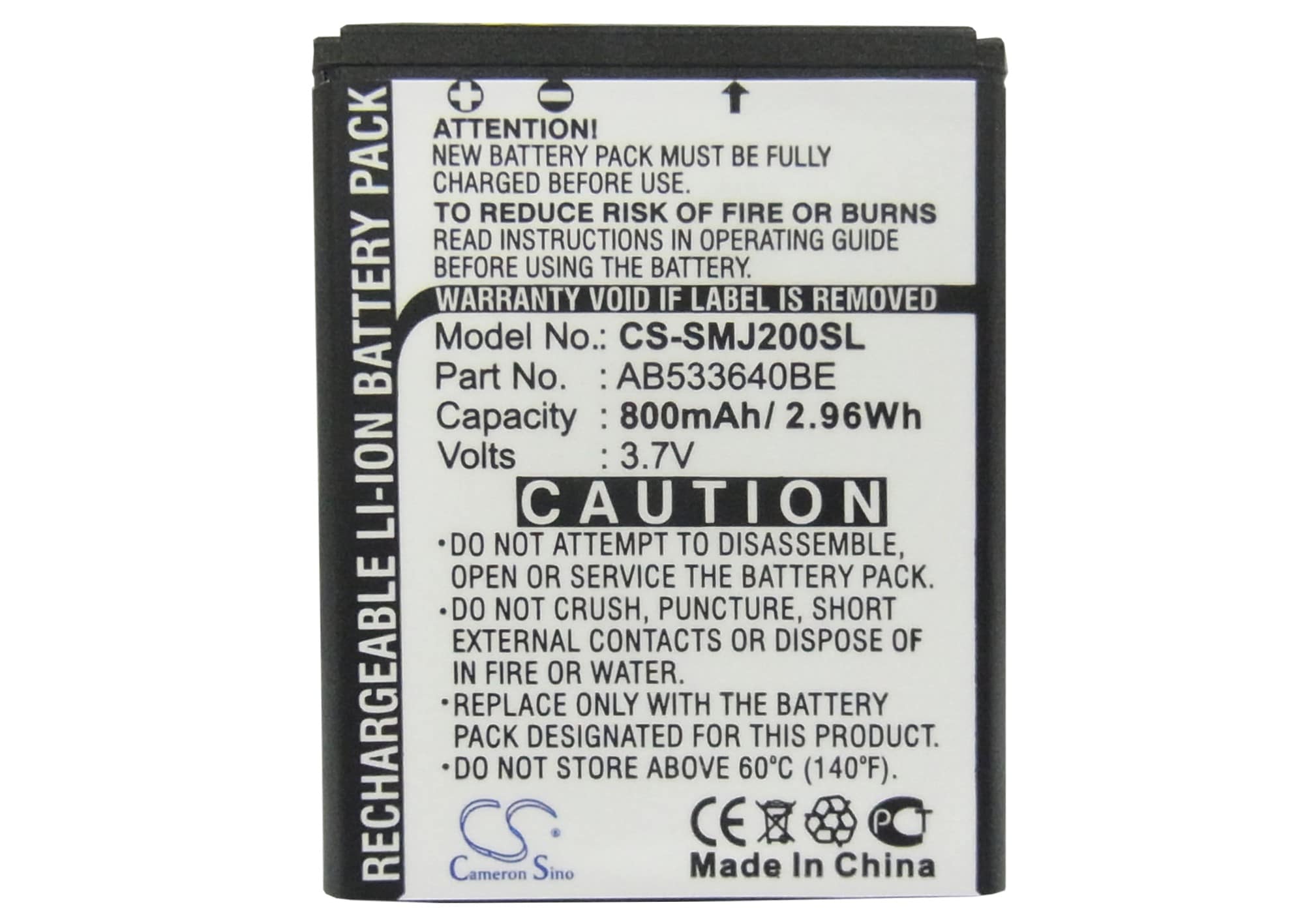 Batteri for SmartPhone, Mobil for Samsung SGH-J200