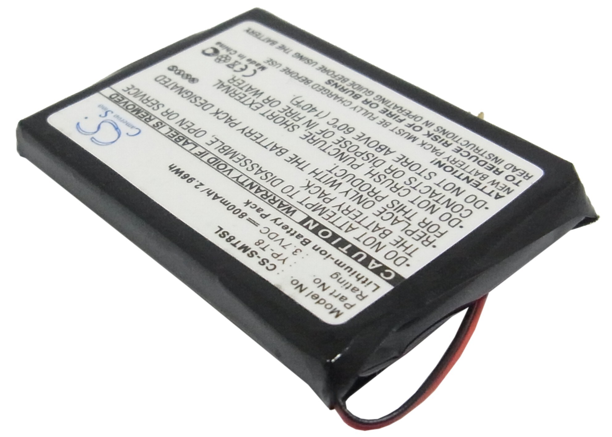 Batteri for mediespiller for Samsung YP-T8